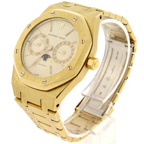 audemars piguet royal oak day date moon phase st25594sa|1990s Audemars Piguet Royal Oak Day Date With Moon Phase .